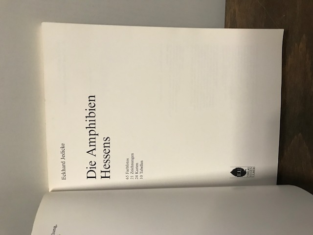 Die Amphibien Hessens, Jedicke