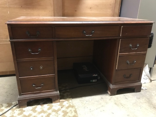 Vintage US-Militärschreibtisch 