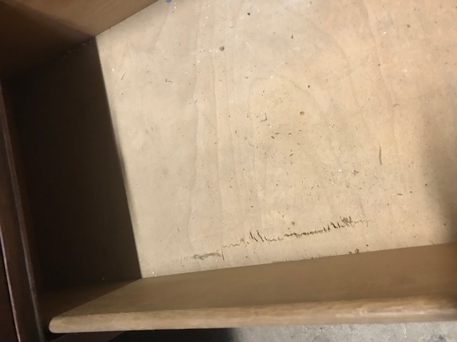 Antiker/Vintage Massivholz-Schreibtisch im Kapitän