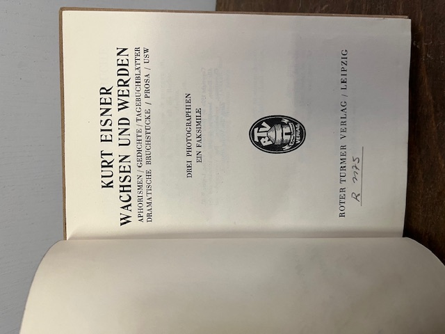 Wachsen und Werden, Eisner