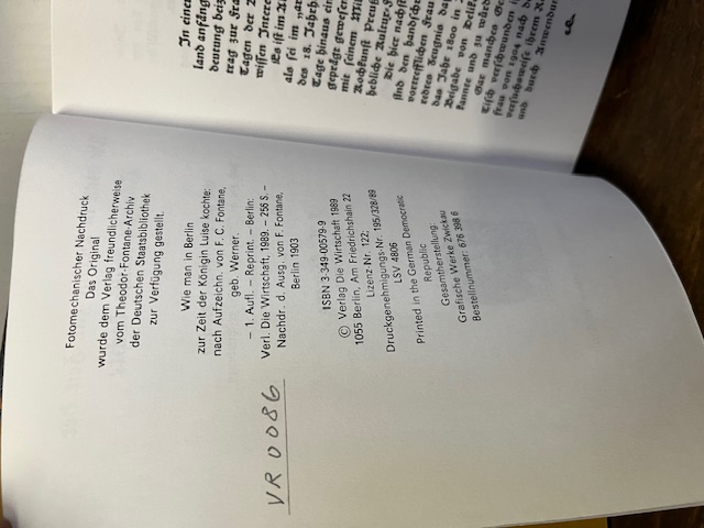 Wie man in Berlin zur Zeit der Königin Luise kocht