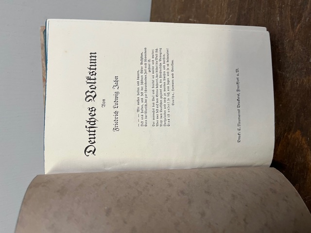 Deutsches Volkstum, Jahn