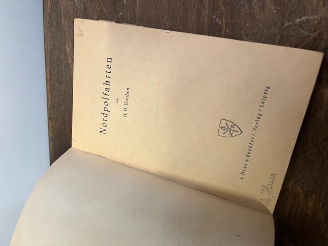 Nordpolfahrten, Houben, 1944