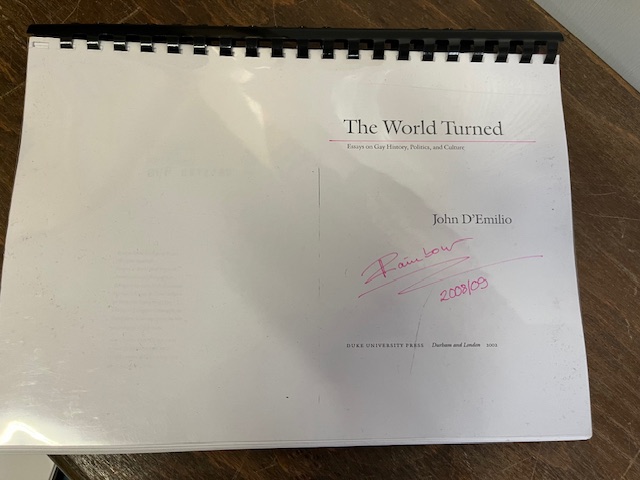 The world turned, D'Emilio