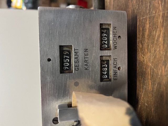 Setright Fahrscheinautomat