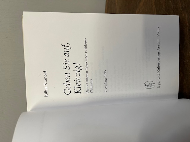 Geben sie auf, Kleiczig!, Kranold