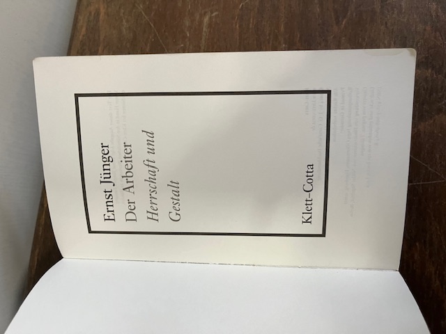 Der Arbeiter, Jünger