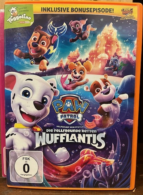 DVD: Paw Patrol Die Fellfreunde retten Wufflantis