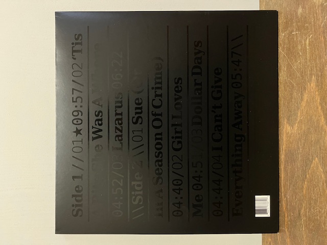 LP David Bowie Black Star