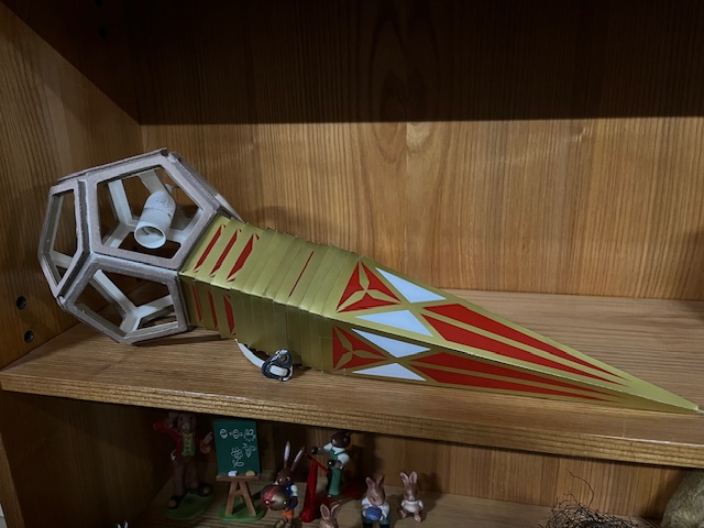 Hasslauer Weihnachtsstern für außen golden+rot 