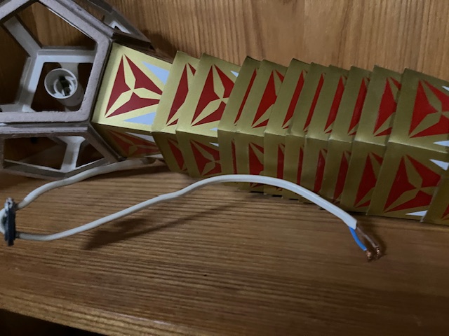 Hasslauer Weihnachtsstern für außen golden+rot 