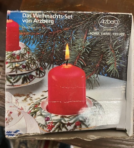 Weihnachtsset von Arzberg-Tischlicht