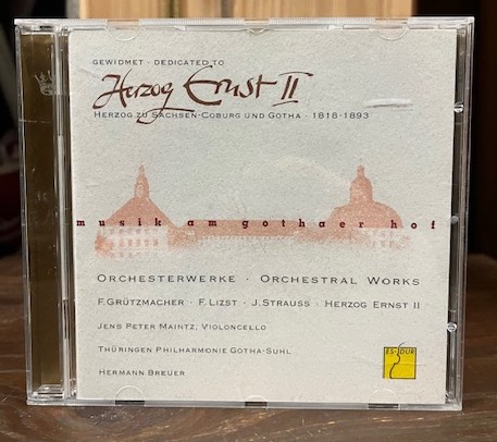 CD Musik Am Gothaer Hof - Gewidmet Herzog Ernst II