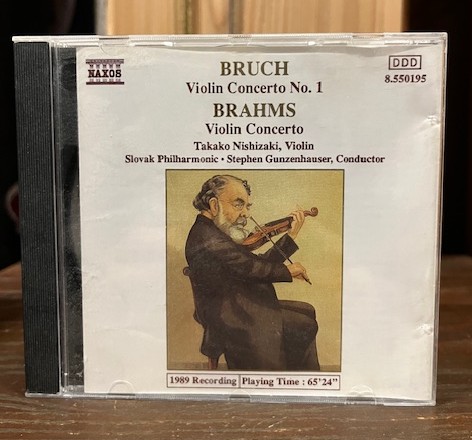 CD Bruch Violin Concerto No.1 Brahms