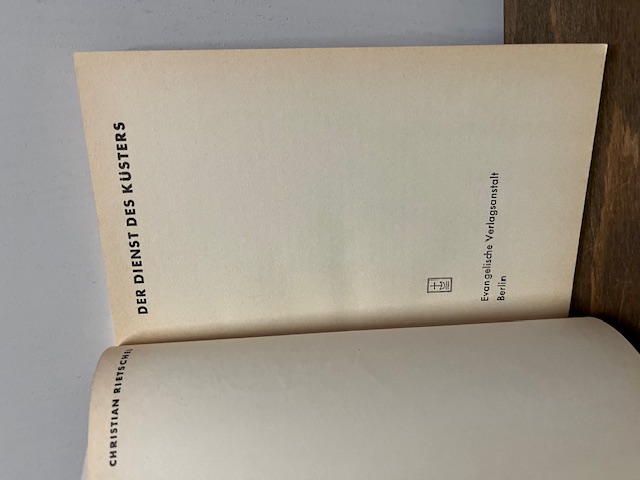 Der Dienst des Küsters, Rietschel