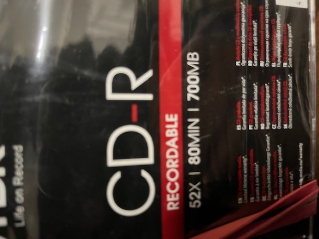 5 x CD R Recordable 52x 80min TDK