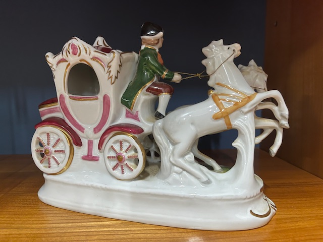 Gräfenthal Porzellan Alte Kutsche 