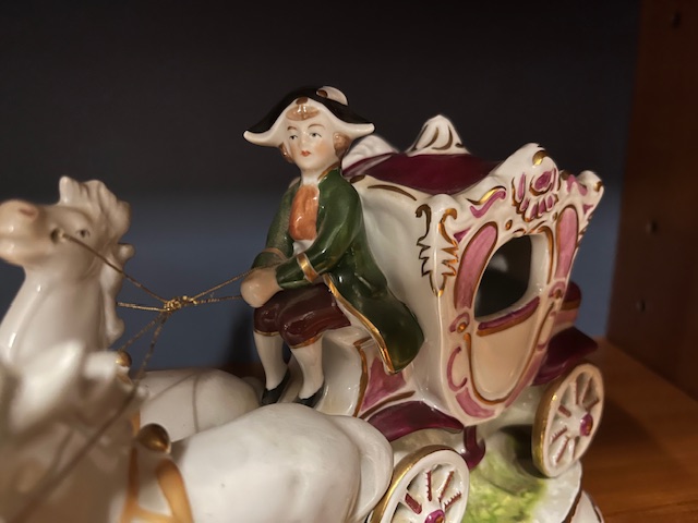 Gräfenthal Porzellan Alte Kutsche 