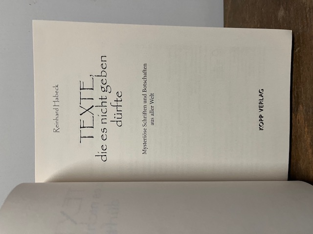 Texte, die es nicht geben dürfte