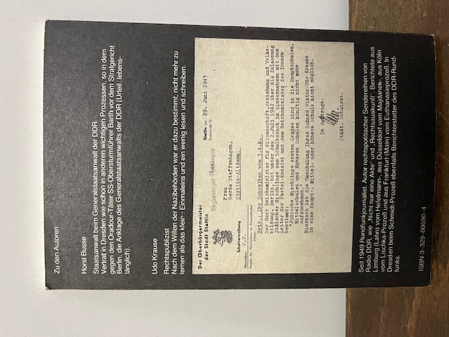 Lebenslänglich für den Gestapo Kommissar