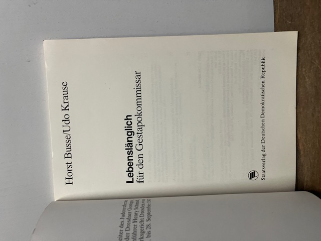 Lebenslänglich für den Gestapo Kommissar