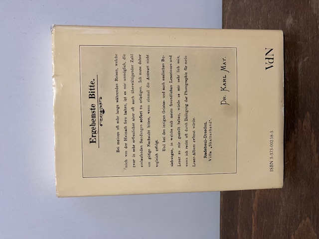 Der Mann, der Old Shatterhand war, signiert