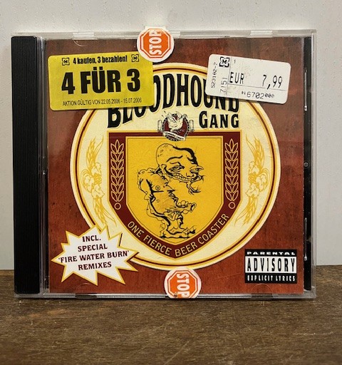 CD Bloodhound Gang One Fierce Beer Coaster