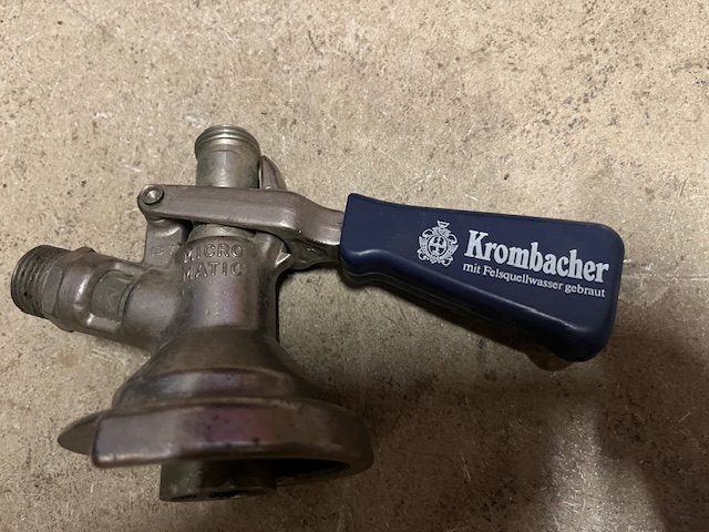 KEG-Zapfkopf Krombacher Typ W