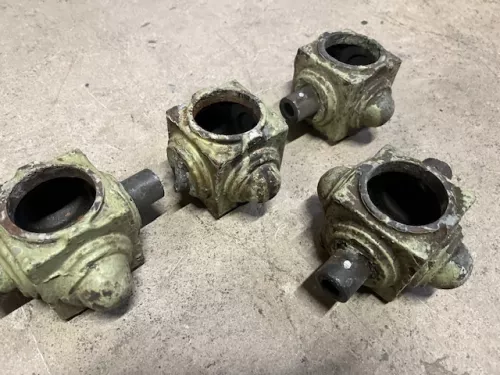 Antike Guss Verbinder 6,5cm 8-teilig