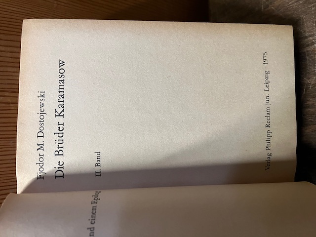 Die Brüder Karamasow, Dostojewski