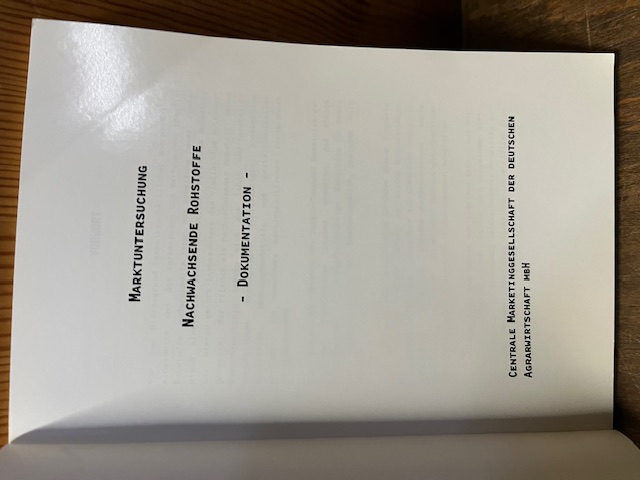 Nachwachsende Rohstoffe, Gesamtdokumentation