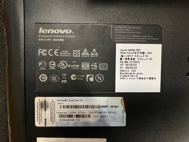 Laptop Lenovo 0648 Ersatzteilspender
