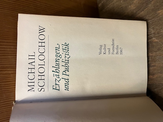 Scholochow, Erzählungen und Publizistik