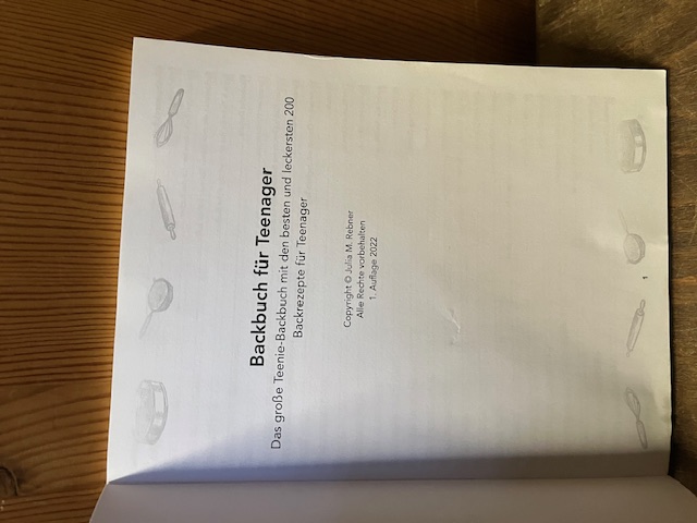 Backbuch für Teenager