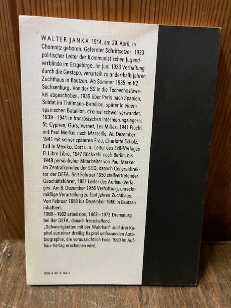 Schwierigkeiten mit der Wahrheit, Janka