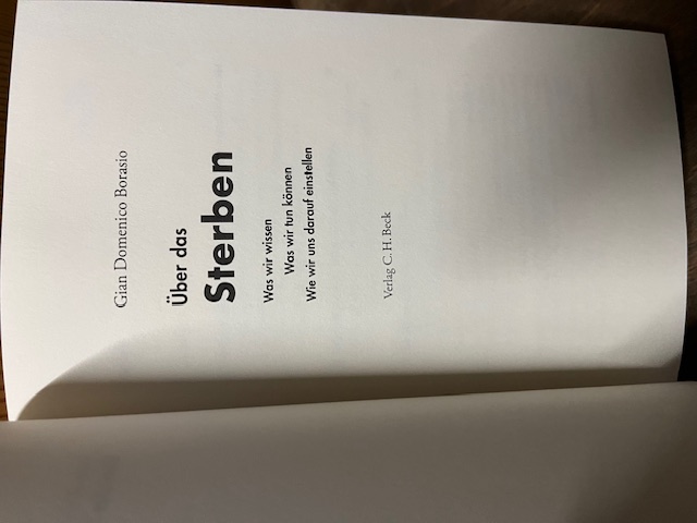 &Uuml;ber das Sterben, Borasio