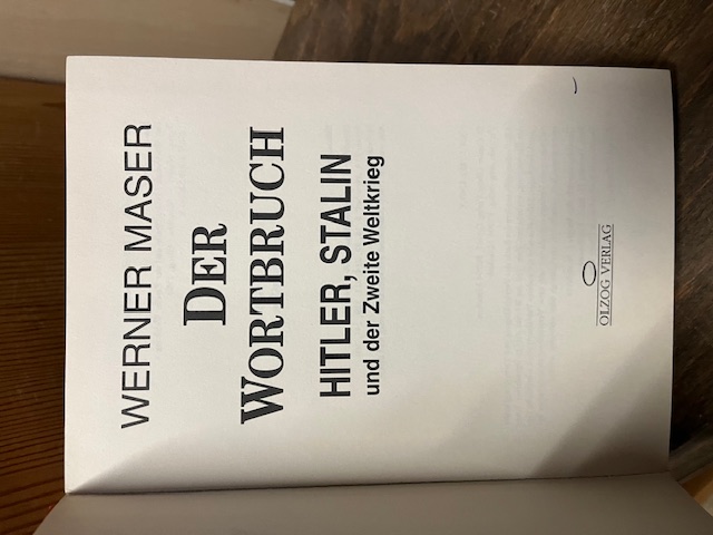 Der Wortbruch, Maser