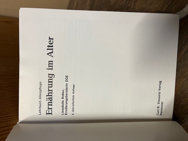 Ern&auml;hrung im Alter, Rober