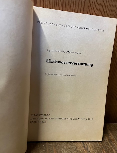 Kleine Fachb&uuml;cherei der Feuerwehr 4 B&uuml;cher