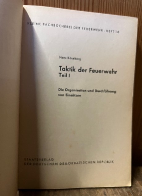 Kleine Fachb&uuml;cherei der Feuerwehr 4 B&uuml;cher