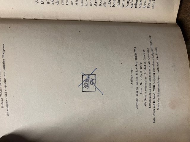 Madame Therese, Erckmann