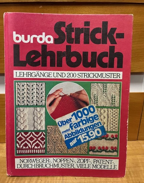 Burda Stricklehrbuch 1983