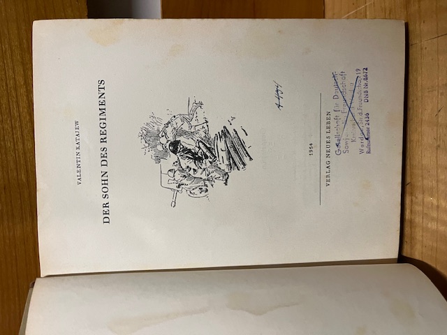 Der Sohn des Regiments, Katajew