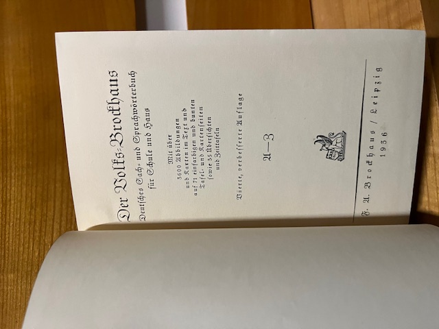 Der Volks-Brockhaus 1936