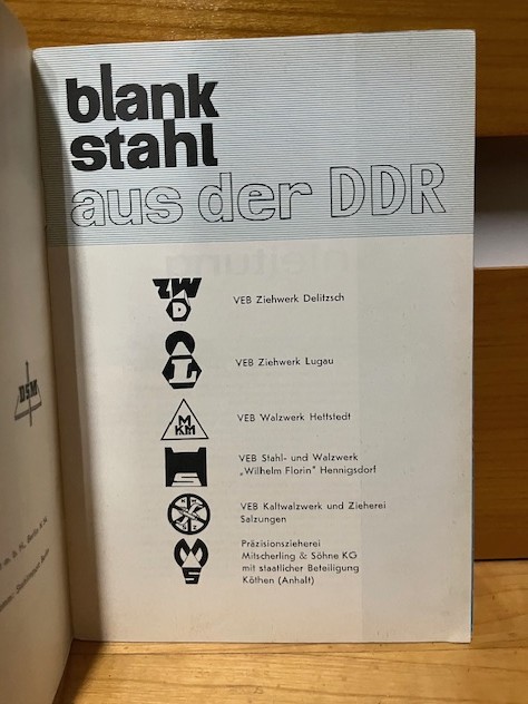 11 Hefte Baustahl DDR