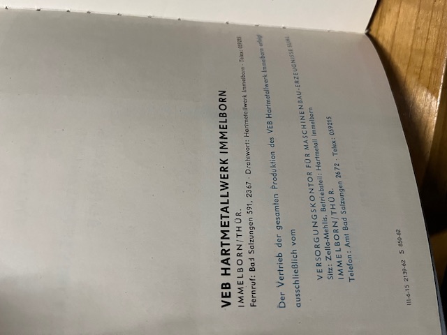 Heft Blank Stahl aus der DDR, DSM