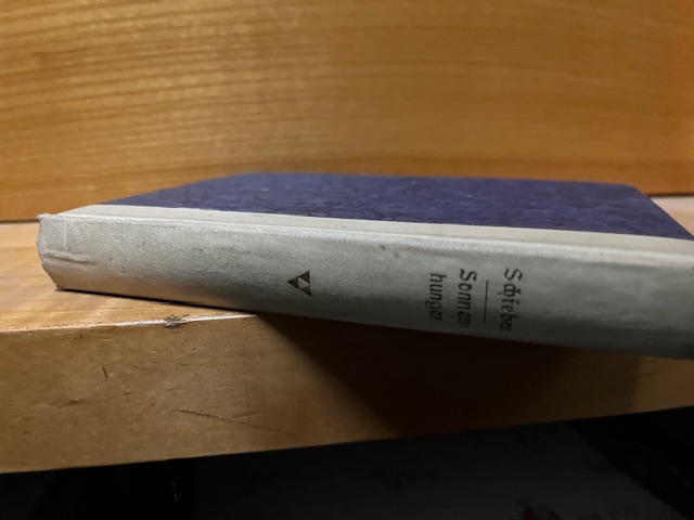 Sonnenhunger, Schieber