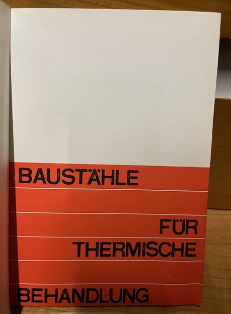 11 Hefte Baustahl DDR