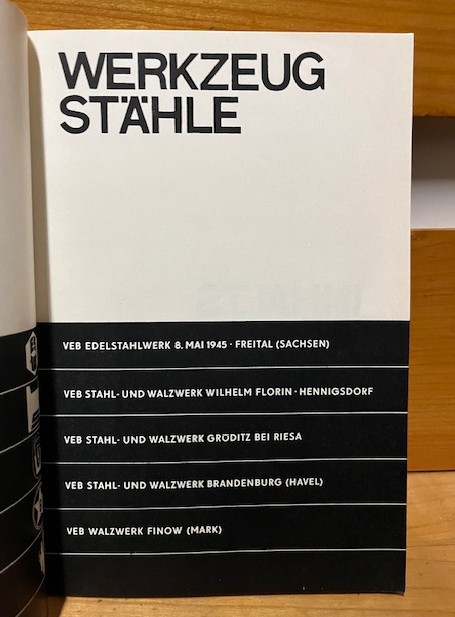 11 Hefte Baustahl DDR