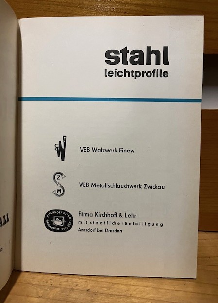 11 Hefte Baustahl DDR